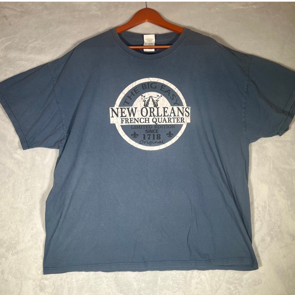 Fruit of the Loom T-Shirt Mens 3XL New Orleans The Big Easy French Quarter